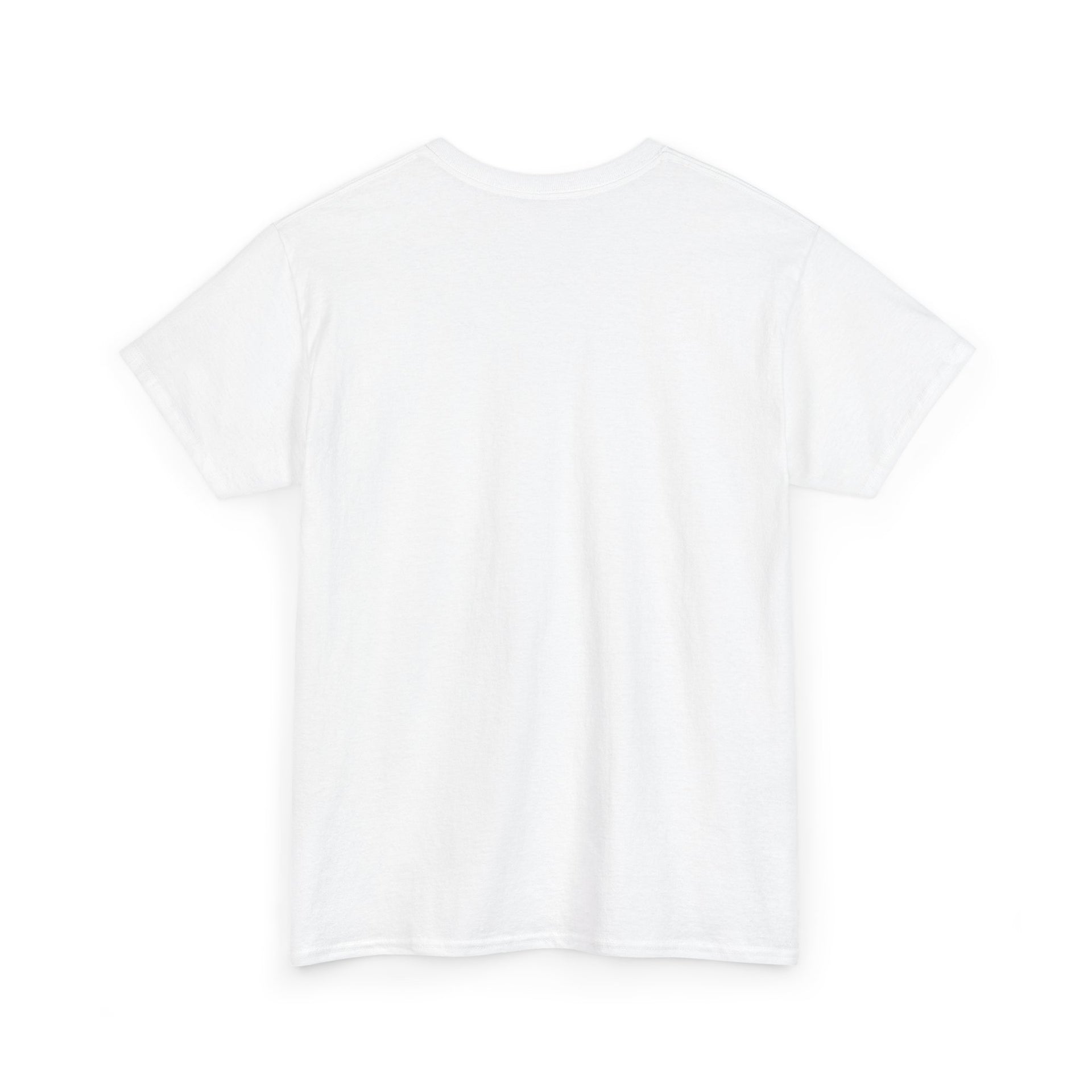 White t-shirt on a white background