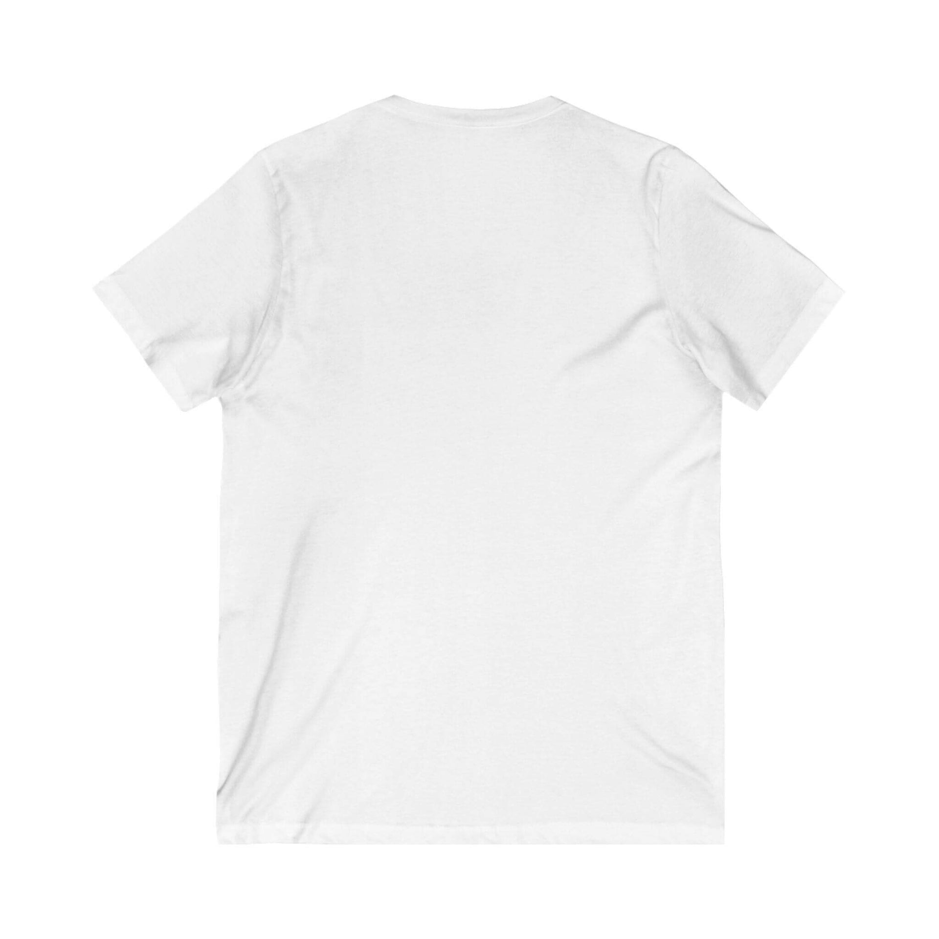 White t-shirt on a white background