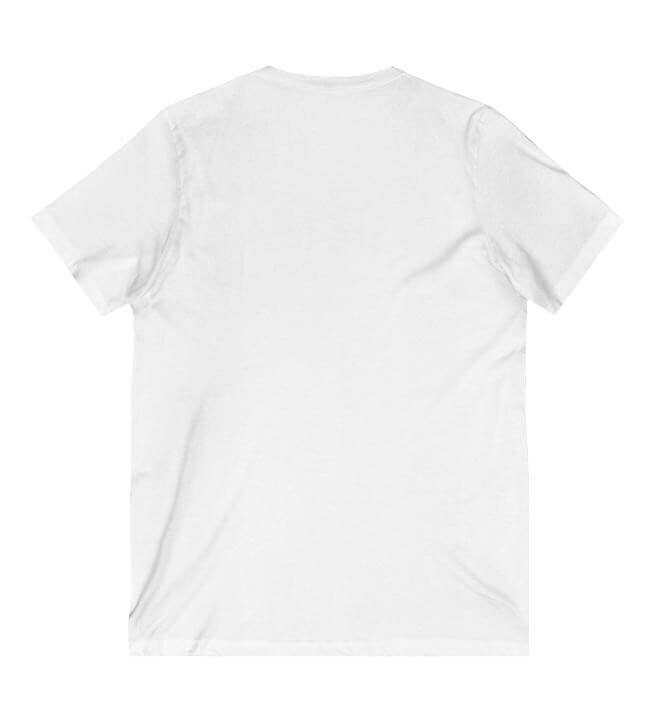 White t-shirt on a white background