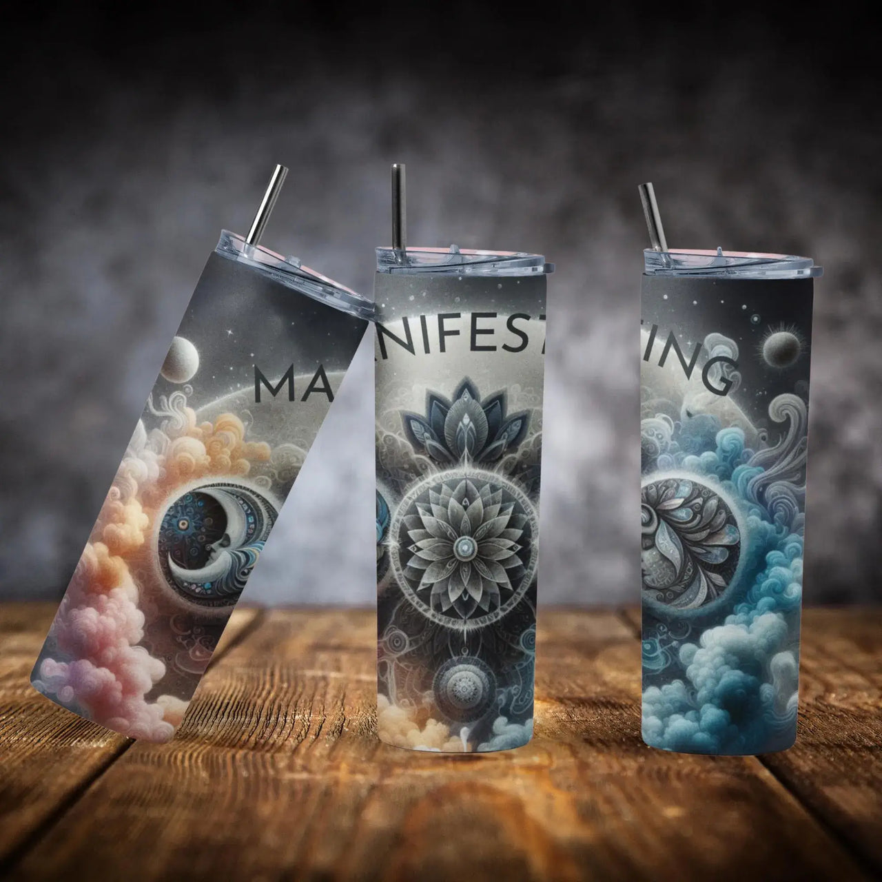 Manifesting Dreams Tumbler | 20oz Stainless Steel Spiritual Galaxy Cup