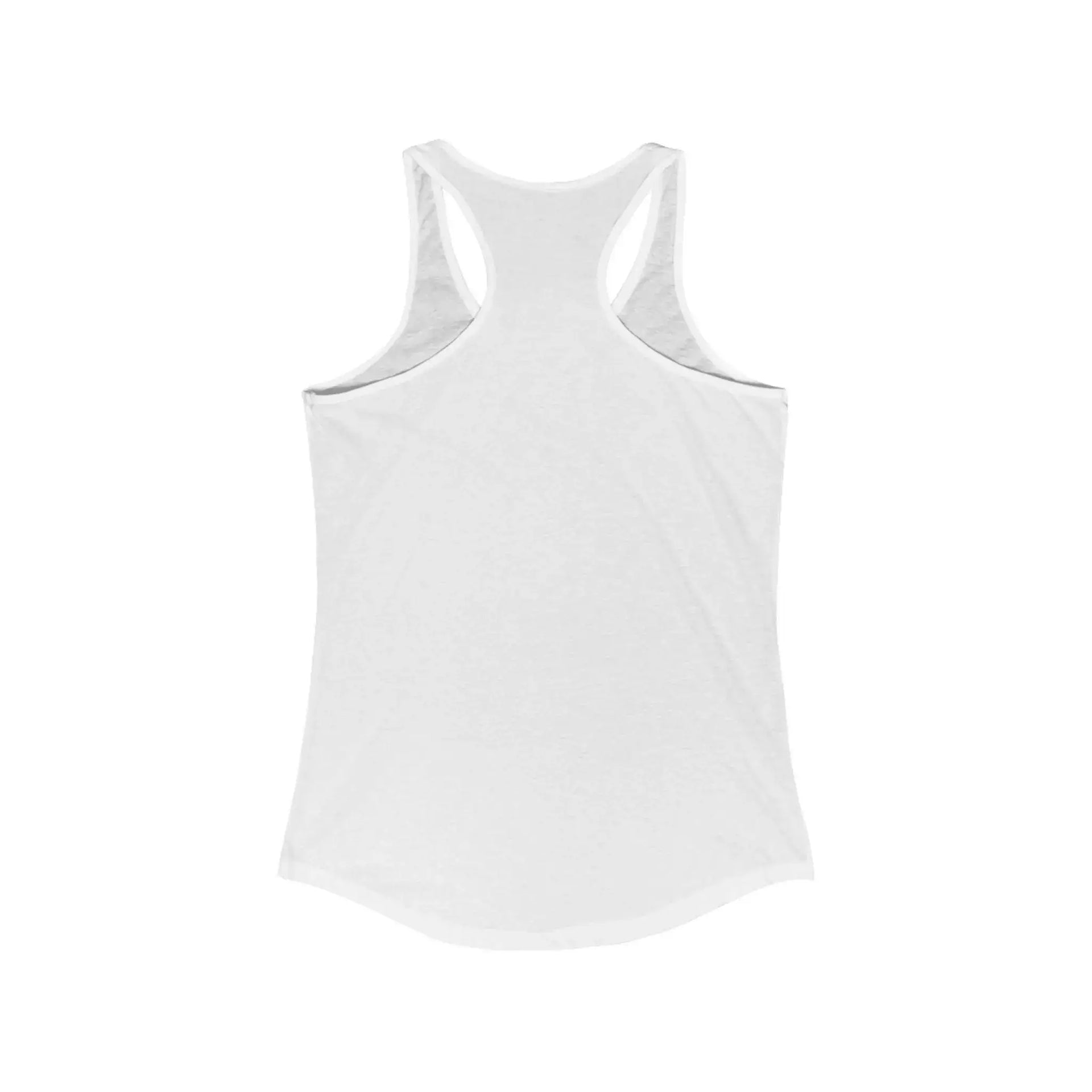 White tank top on a white background