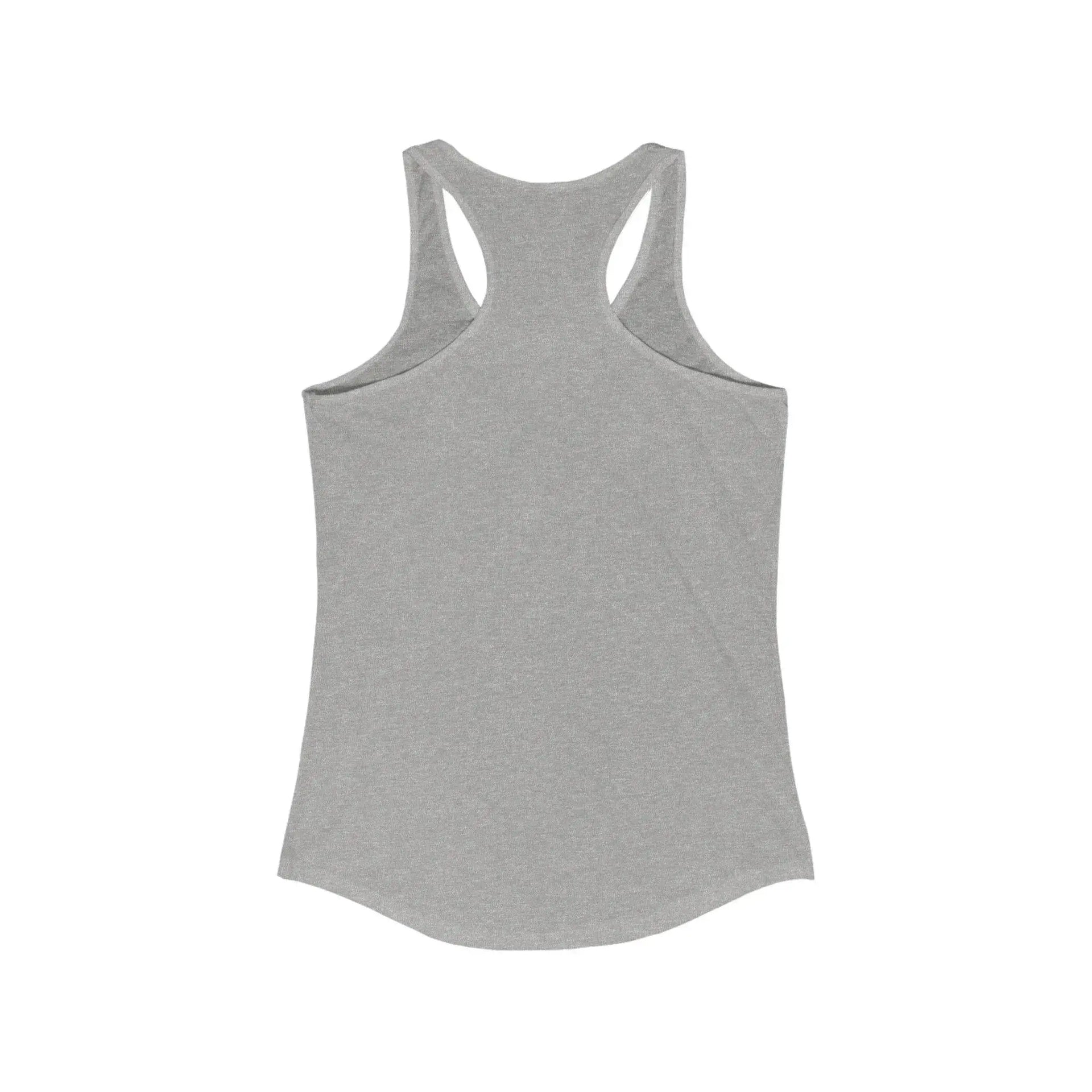 Gray tank top on a white background